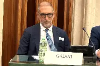 Marco Gaiani, Founder & Partner del Fondo Linfa durante il convegno promosso da Federalimentare (Senato, 16 ottobre 2024)